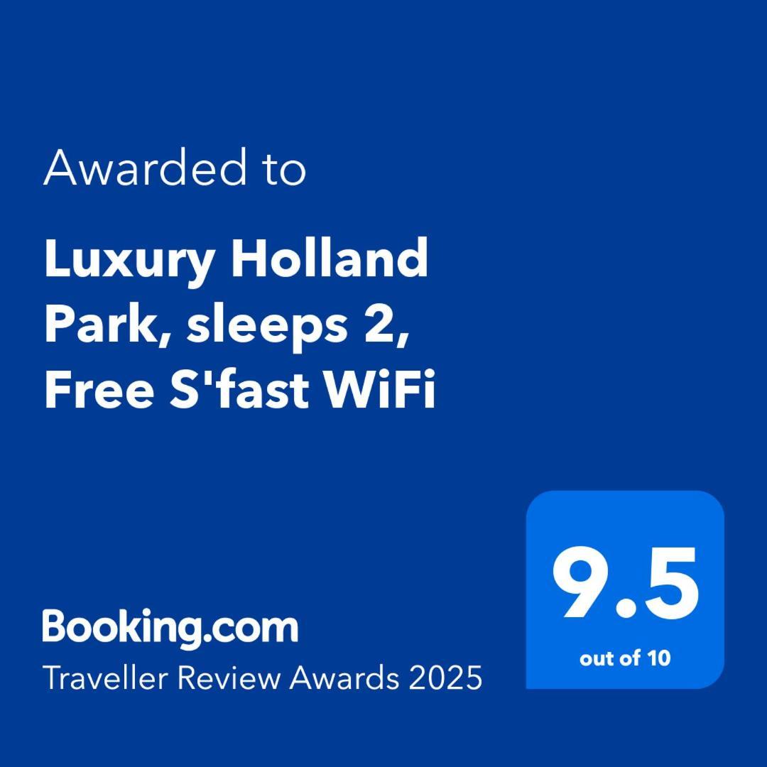 Luxury Holland Park, Sleeps 2, Free S'Fast Wifi Daire Londra Dış mekan fotoğraf